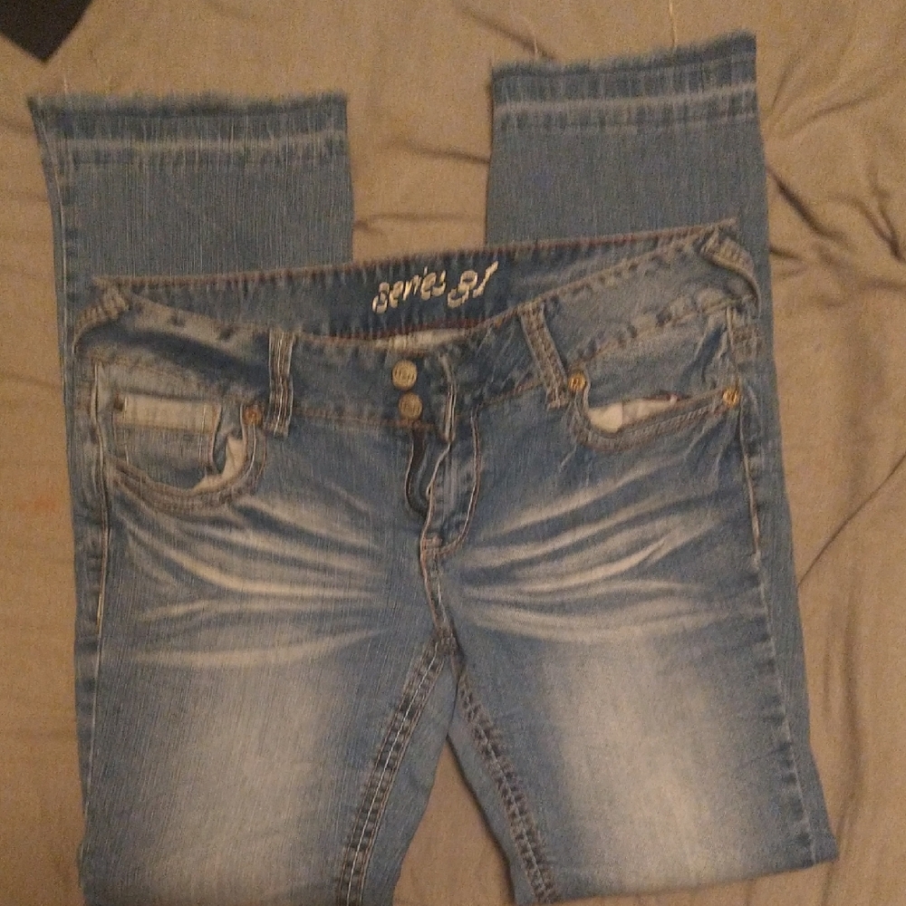 Esprit Blue Straight Leg Jeans with Classic Wash